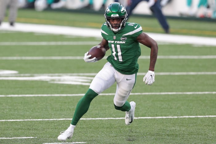 Jets wide receiver Denzel Mims